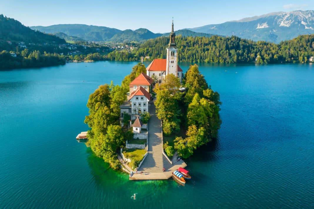 Slovenya – Bled Gölü ve ada