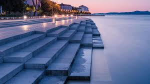Hırvatistan – Zadar Sea Organ günbatımı